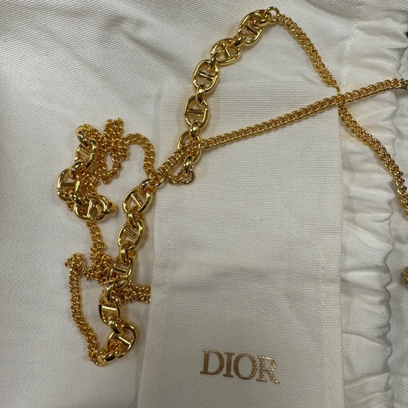 Christian Dior Cannage Miss Caro Pouch with Chain Black Lambskin - Picture 8 of 11